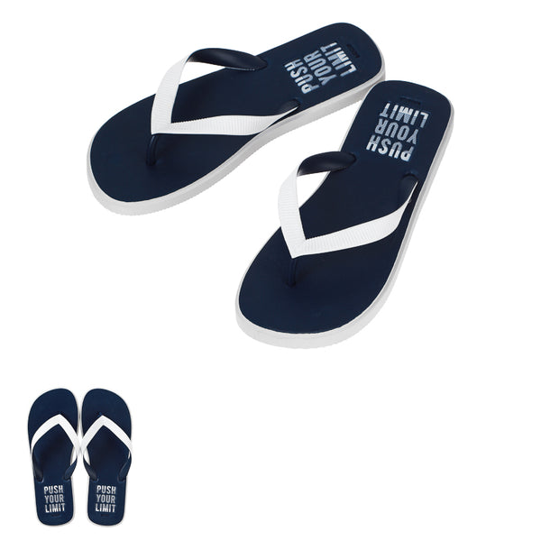 Minimalist Series Men?s Flip Flops (Blue, 41)