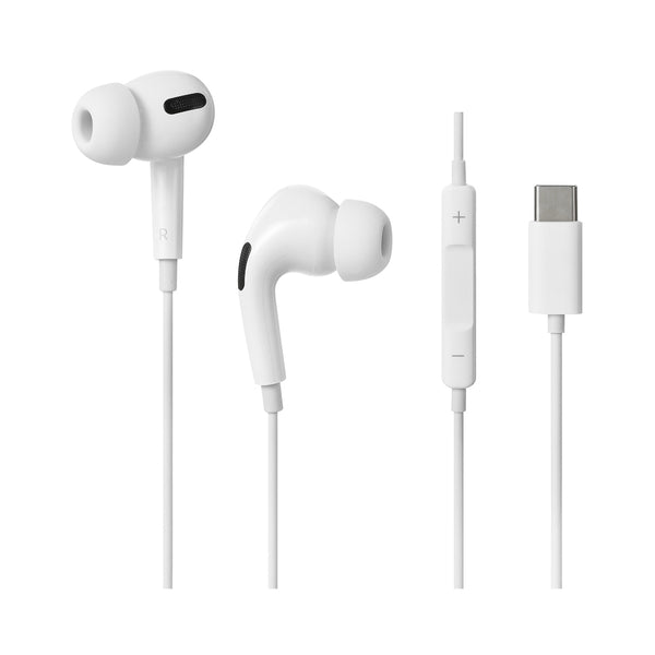 Type-C In-Ear Earphones Model: 6310T# (White)