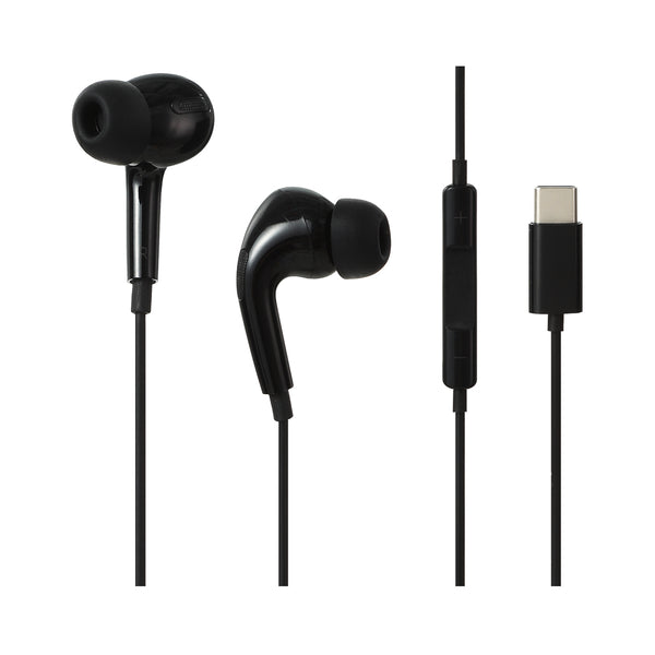 Type-C In-ear Earphones (Black)