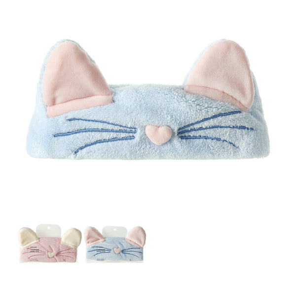 Kitten Embroidered Headband