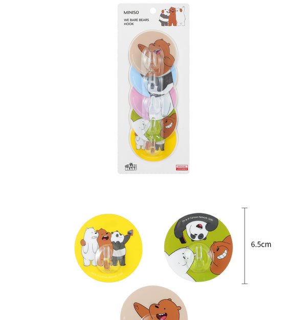 We Bare Bears- Hook (5 Pack)