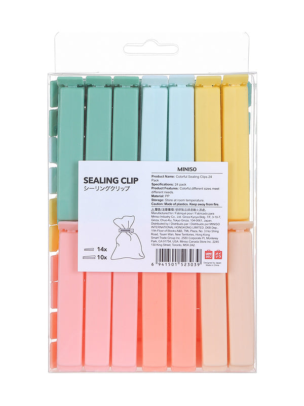 Colorful Sealing Clips 24 pack