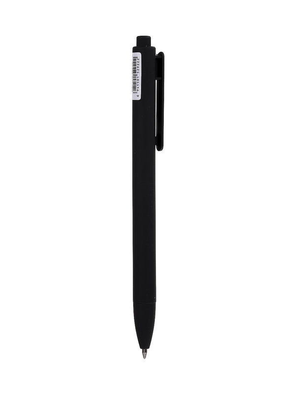 3 Pcs - Retractable Gel Pen 0.7mm (Black Barrel, Black Ink)