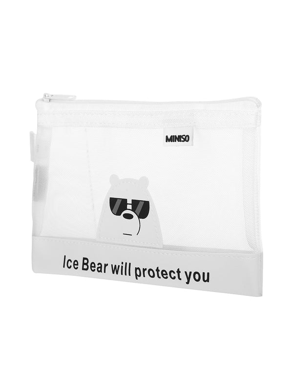 We Bare Bears- A6 Document Bag (Ice Bear)