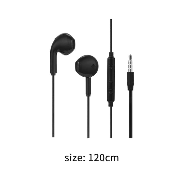 Classic Half-in Ear Earphones for Music Model: HF230 (Black)