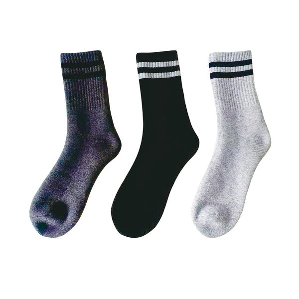 Striped Extra Thick Men＇s Wool Socks