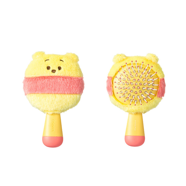 Disney Winnie the Pooh Collection Fluffy Festival Portable Paddle Brush