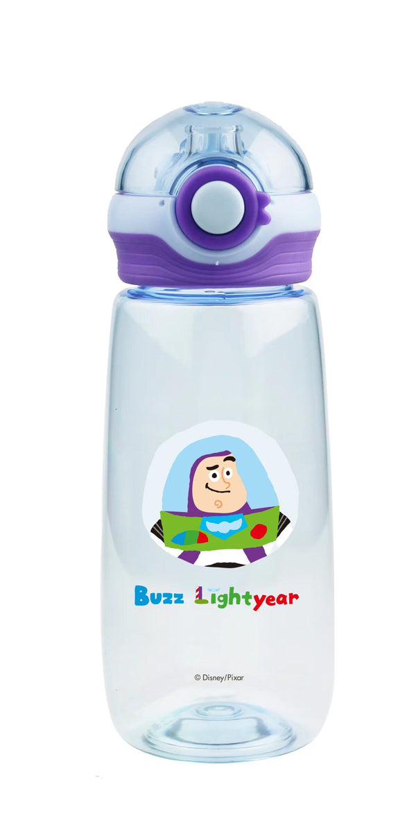 Disney Collection Cool Water Bottle with Handle and One-Touch Flip Top Lid (630mL)(Buzz Lightyear)