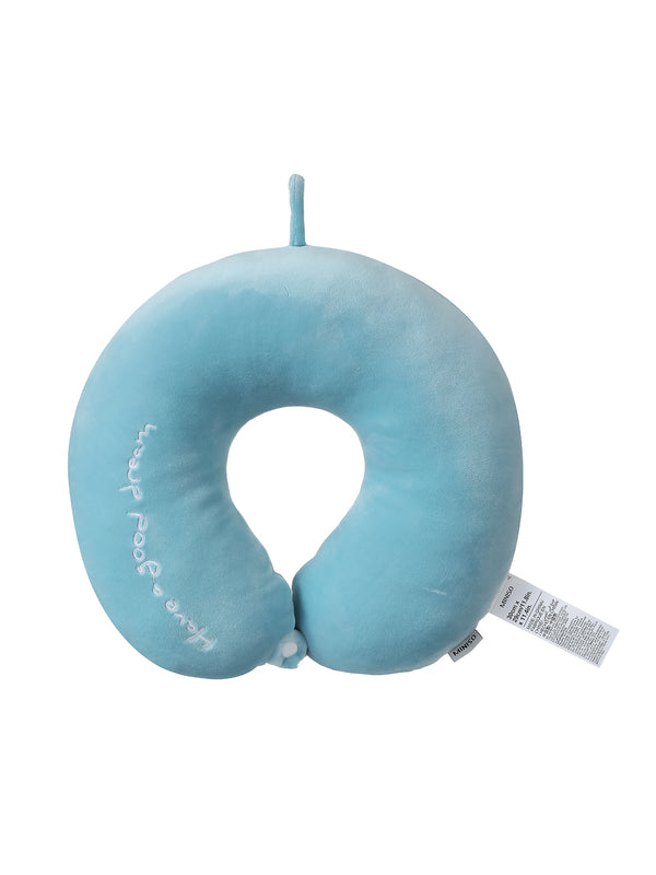 Classic Dual Color Neck Pillow (Blue)