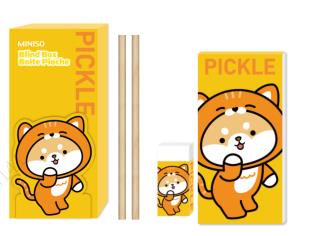 Mini Family Series Stationery Set - Pickle (2 Pencils, 1 Eraser, 1 Book)