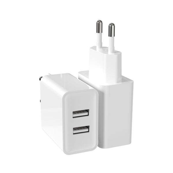 10.5W Dual Port USB Charger Model: ST600 (White)