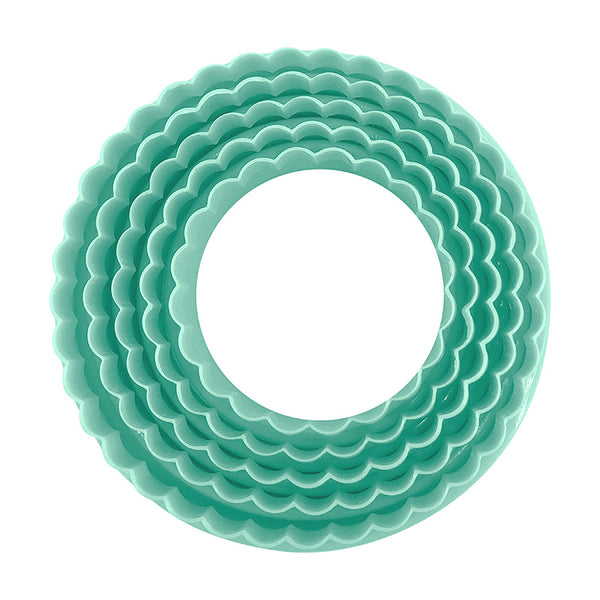 Round Plastic Cookie Cutters (Green)