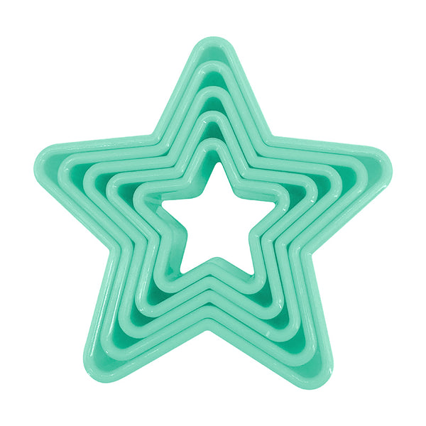 Star Plastic Cookie Cutters (Green)