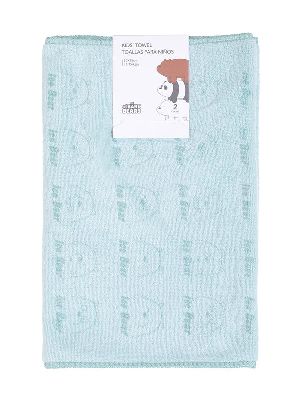 We Bare Bears Collection 5.0 Kids' Towels (Set of 2) (Mint Green)