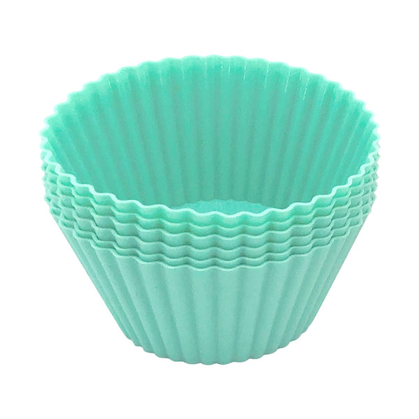 Cupcake Baking Cups (Round, Green)