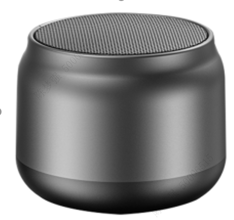 Round Wireless Speaker with Subwoofer Model: H-4(Black)