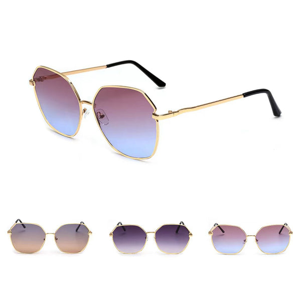 Gradient Metal Sunglasses