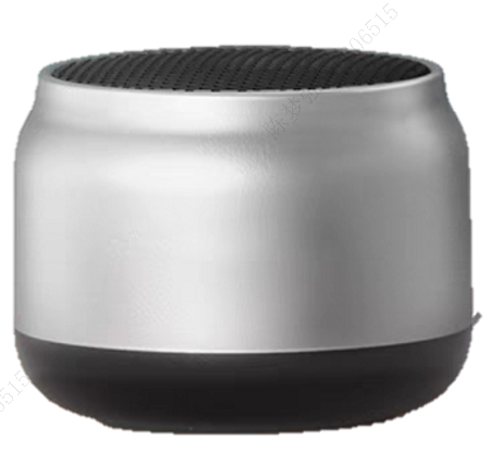 Round Wireless Speaker with Subwoofer Model: H-4(Silvery)