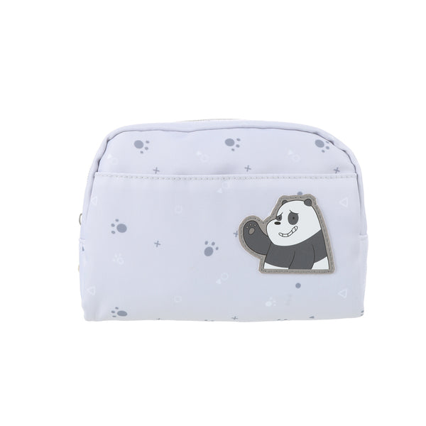 We Bare Bears Collection Rectangle Cosmetic Bag(Gray)