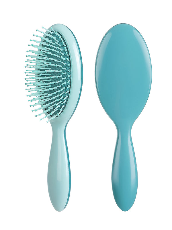 Bicolor Cushion Hair Brush(Green)