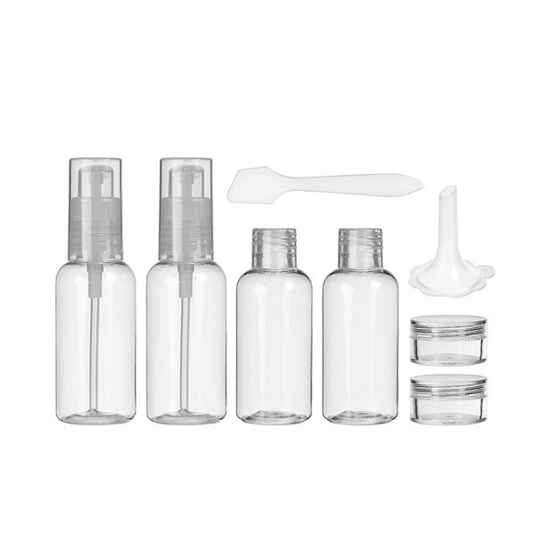 Portable 8-Piece Travel Bottle Set