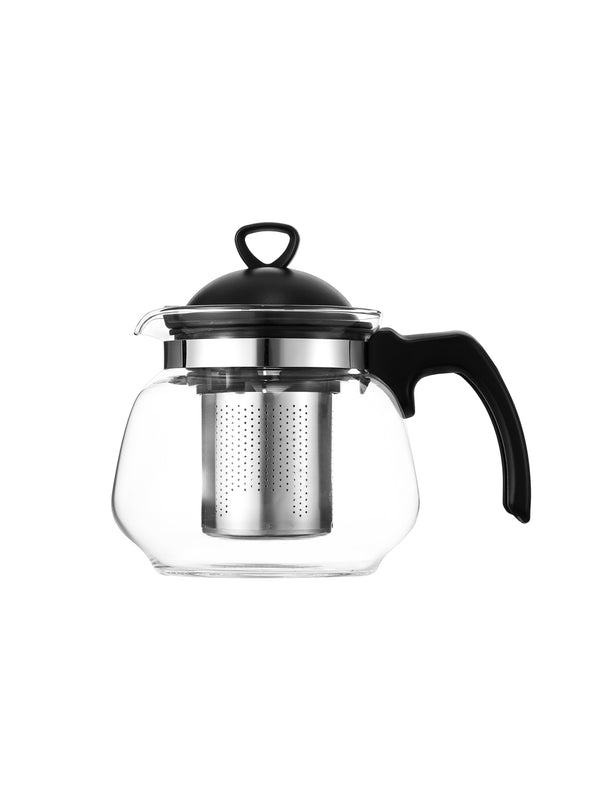 Soda-lime Glass Teapot (700mL)(Black)