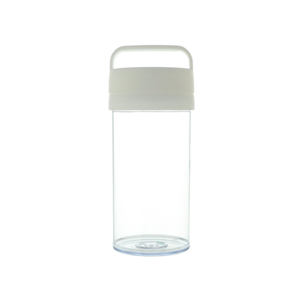 Minimalist Water Bottle with Handle (390mL)( White)