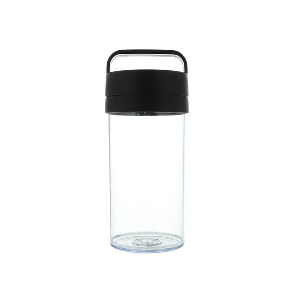 Minimalist Water Bottle with Handle (390mL)(Black)