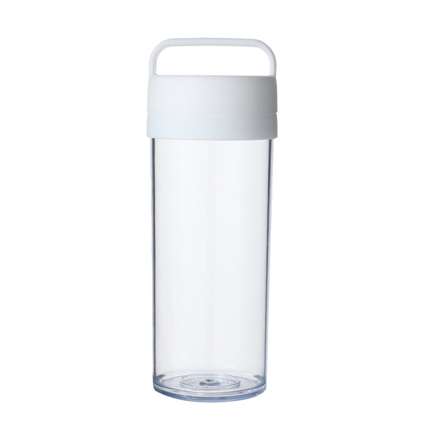 Minimalist Water Bottle with Handle (530mL)(White)