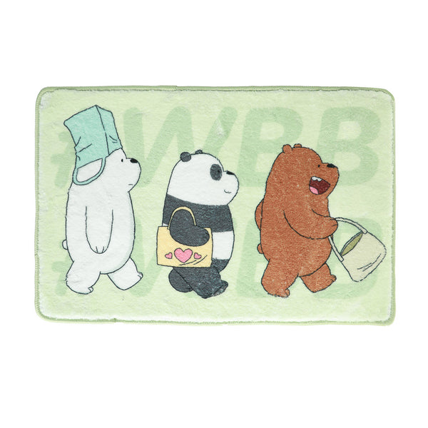 We Bare Bears Collection 5.0 Plush Floor Mat(Green)