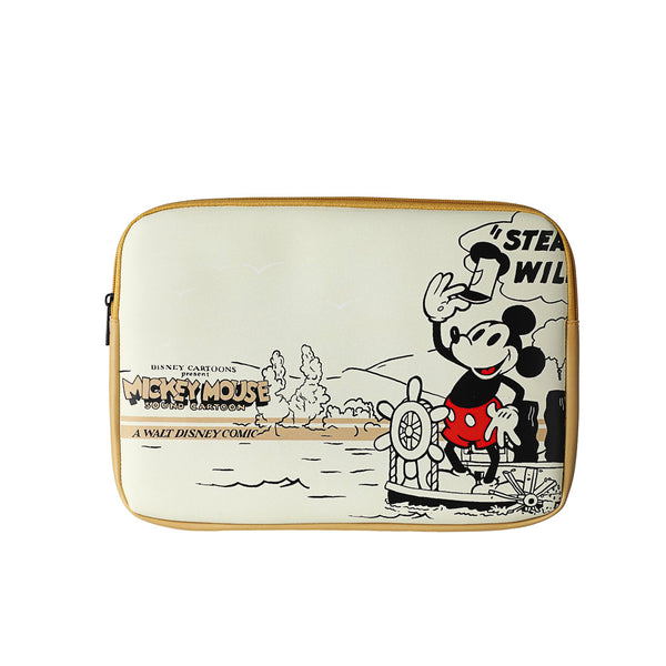 Mickey Mouse Collection Retro Laptop Sleeve Bag(Yellow)