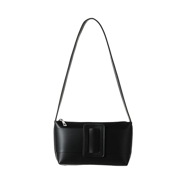 Shoulder Bag with Cool Buckle (Black)