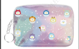 12 Zodiac Signs Series - Holographic Zipper Pencil Case (205x145mm)