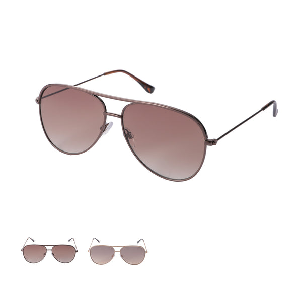 Retro Twin-beams Aviator Sunglasses