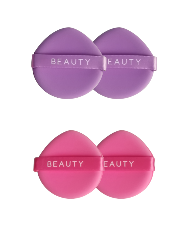 PINK ME! Series Dual Sided Powder Puff with Case