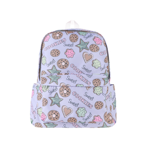 Stylish Cookies Backpack(Purple)