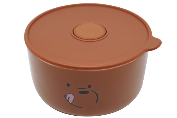 We Bare Bears Collection Ceramic Food Storage Container (510mL)(Grizz)