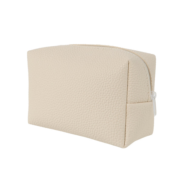 Solid Color Large Cosmestic Bag(Off-white)