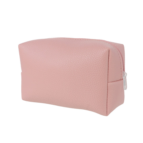 Solid Color Large Cosmestic Bag(Pink)