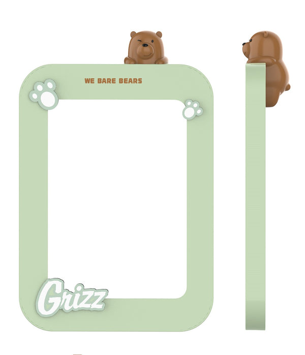 We Bare Bears Collection 5.0 Cute Vanity Makeup Mirror(Grizz)