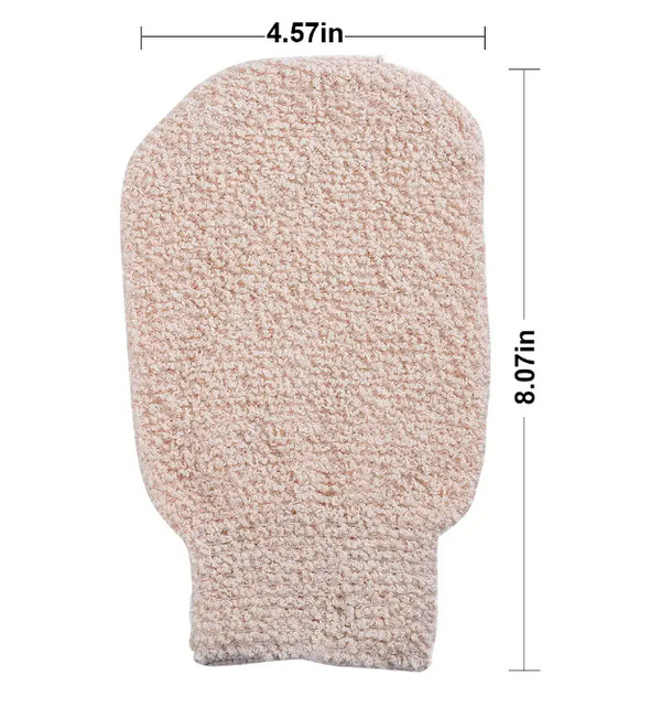 Soft Exfoliating Bath Gloves(Linen)