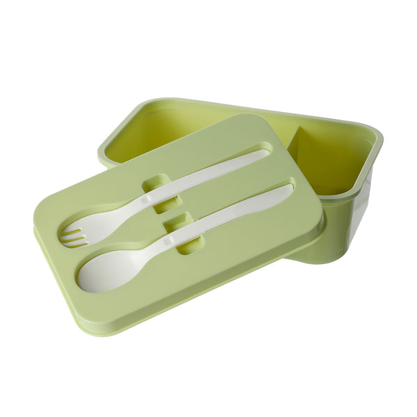 Large Capacity Rectangle Bento Box (1200mL)(Green)