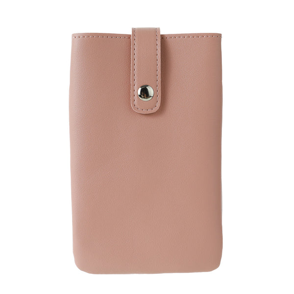 Portable Buckle Crossbody Bag(Pink)