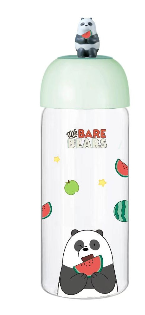 We Bare Bears Collection 5.0 High Borosilicate Glass Bottle (420mL)(Panda)