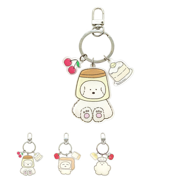 Guji Guji Bread Baking Series Acrylic Keychain