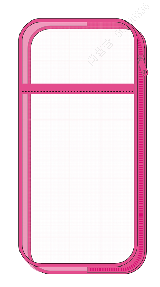 Pink Series Mesh Stationery Case