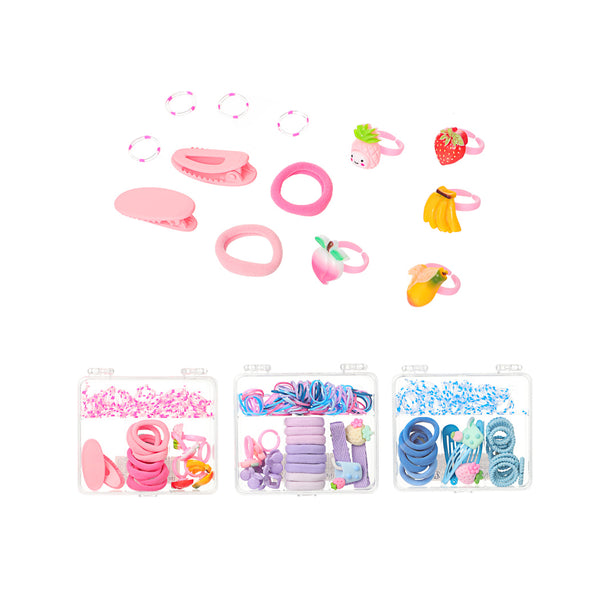 Basic Series Colored Hair Accessories Kit (125 pcs)