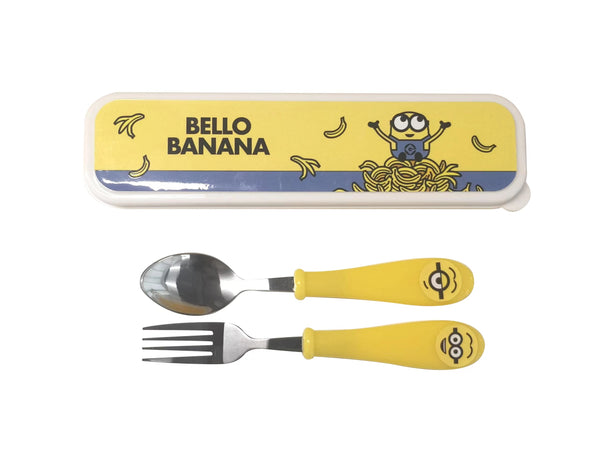 Minions Collection Flatware Set (Fork & Spoon)(Yellow)