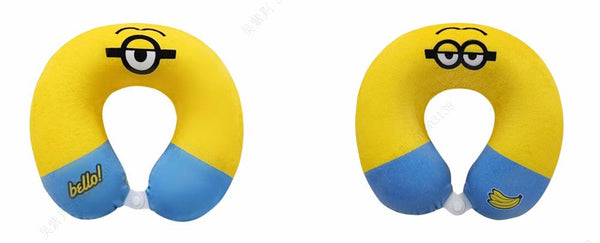 Minions Collection Creative Cartoon Memory Foam U Shaped Neck Pillow