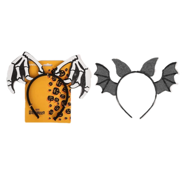 Halloween Series Costume Hair Hoop (2 Assorted Models: Skeleton Hand, Bat)